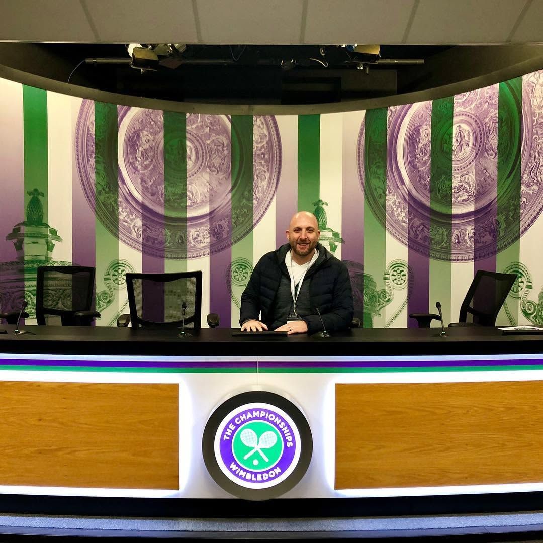 Broadcast desk, Wimbledon